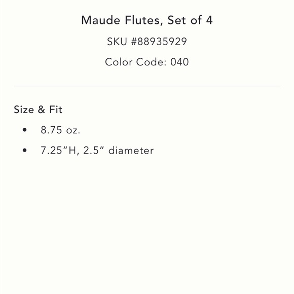 Maude Glass Flutes - Picture 6 of 11